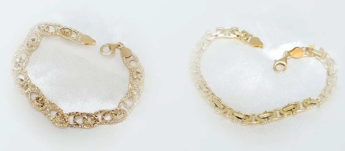 Bold Links in 18K Gold — Dubai Gold Jewellery