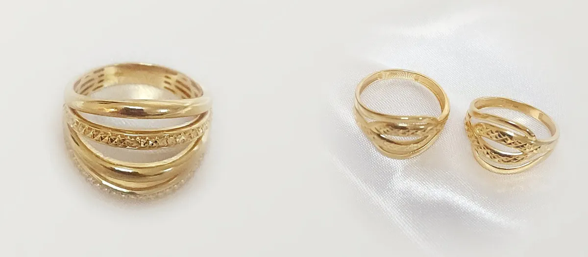 Rings Priced by Today's Gold Rate — Dubai Gold Jewellery